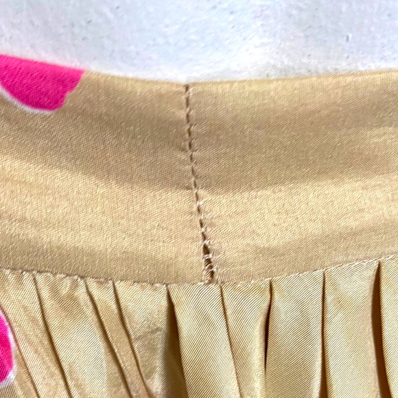 Kate Spade Melody Pleated Skirt cream & pink 2 - Picture 5 of 7